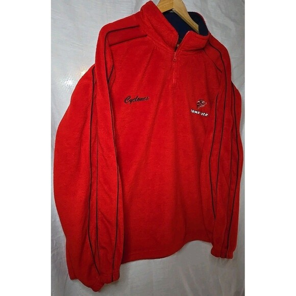 Iowa State Cyclones Pro Edge Quarter Zip Fleece Pullover SweatShirt, Men's Sz XL - Picture 2 of 8